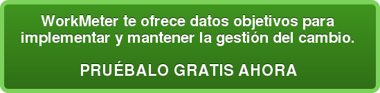WorkMeter te ofrece datos objetivos para implementar y mantener la gestión del cambio. PRUÉBALO GRATIS AHORA