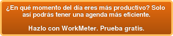 ¿En qué momento del día eres más productivo? Solo así podrás tener una agenda más eficiente. Hazlo con WorkMeter. Prueba gratis.