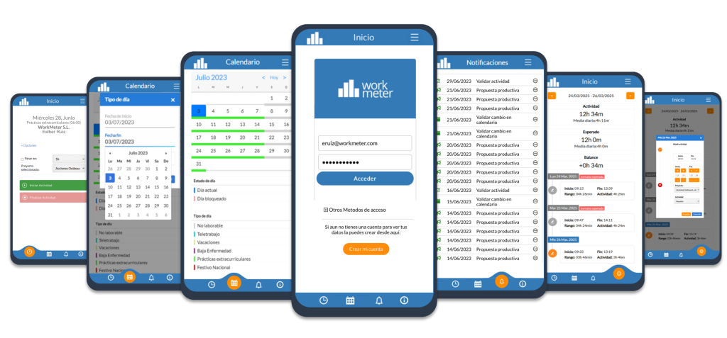 Gestión del tiempo-Gestor de horarios