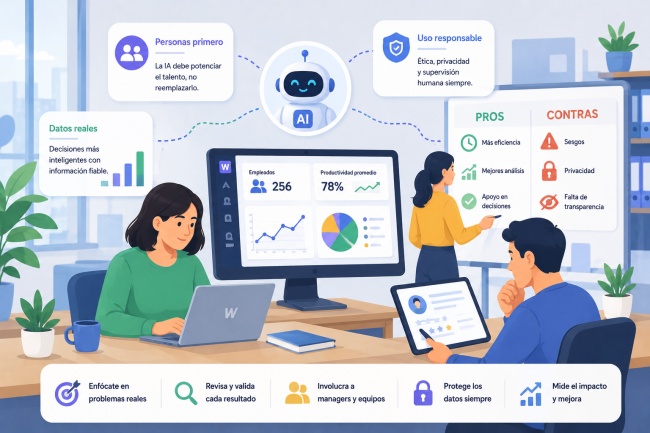 Pros y contras de la inteligencia artificial en RRHH: Beneficios, riesgos y límites reales