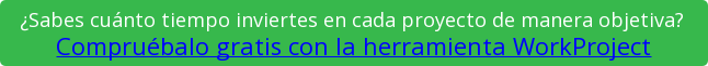 ¿Sabes cuánto tiempo inviertes en cada proyecto de manera objetiva? Compruébalo gratis con la herramienta WorkProject