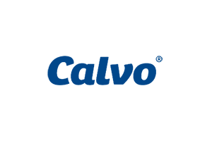 logo calvo azul
