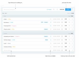 clockify app control horario