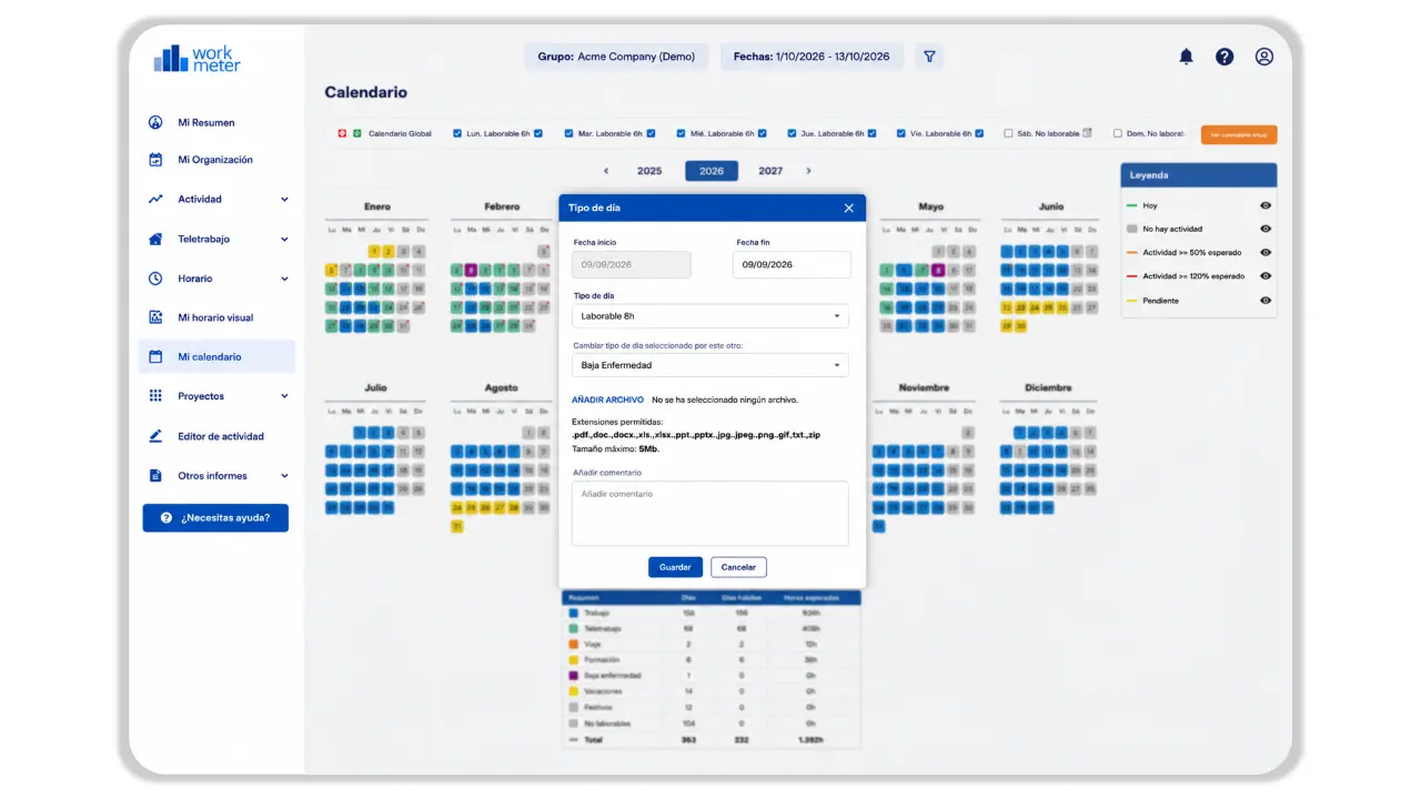 Proyectos detalle de uso